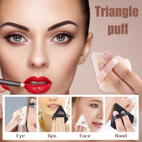 5PACKS of Pimoys 6 Pieces Powder Puff Face Soft Triangle Makeup Puff (30p total) - Picture 6 of 6